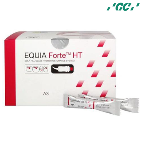 GC EQUIA Forte HT Glass Hybrid Material Capsules, A2 50/Box